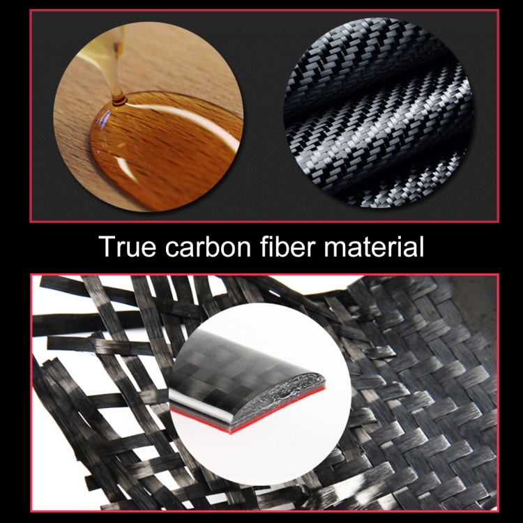 2 PCS Car CD Adjustment Frame Carbon Fiber Decorative Sticker for Mercedes-Benz W204, Right Driving - Car Interior Mouldings by buy2fix | Online Shopping UK | buy2fix