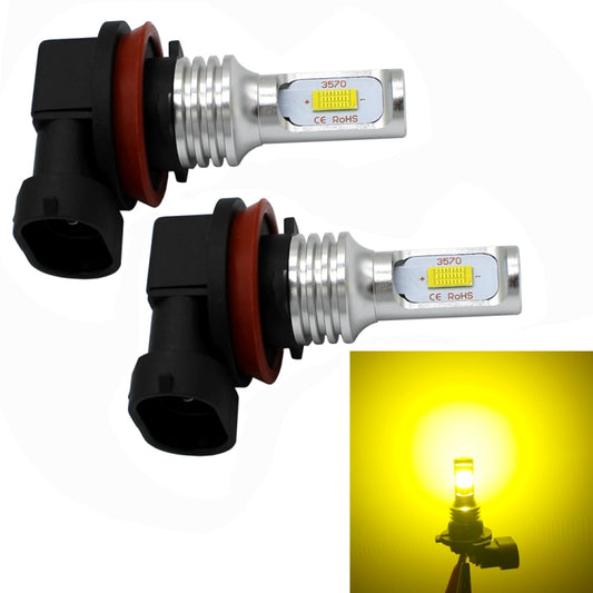 2 PCS H8/H11 72W 1000LM 6000-6500K Super Bright White Light Car Fog LED Bulbs, DC 12-24V - Fog / Driving Lights by buy2fix | Online Shopping UK | buy2fix