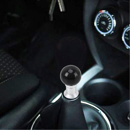 Universal Ball Shape Car Gear Shift Knob Modified Car Gear Shift Knob Auto Transmission Shift Lever Knob Carbon Lead Gear Knobs - Shift Knob by buy2fix | Online Shopping UK | buy2fix