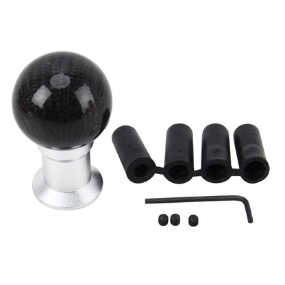 Universal Ball Shape Car Gear Shift Knob Modified Car Gear Shift Knob Auto Transmission Shift Lever Knob Carbon Lead Gear Knobs - Shift Knob by buy2fix | Online Shopping UK | buy2fix