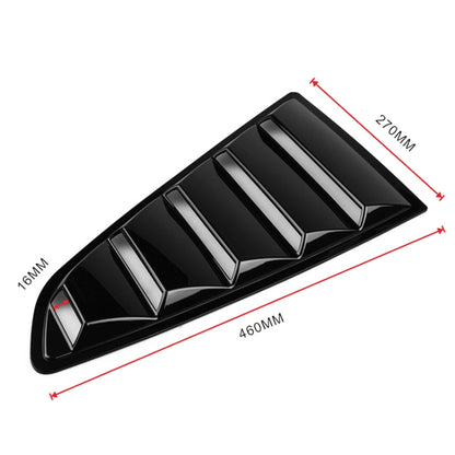 2 PCS Carbon Fiber Painted Panel Side Window Louver Cover Cooling Panel Trim Set for Ford Mustang 2015-2018 - Decorative Sticker by buy2fix | Online Shopping UK | buy2fix