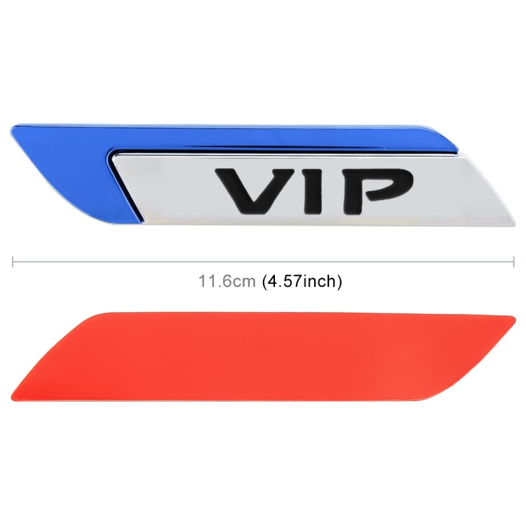 2 PCS Car-Styling Sticker VIP Random Decorative Sticker (Blue) - Decorative Sticker by buy2fix | Online Shopping UK | buy2fix