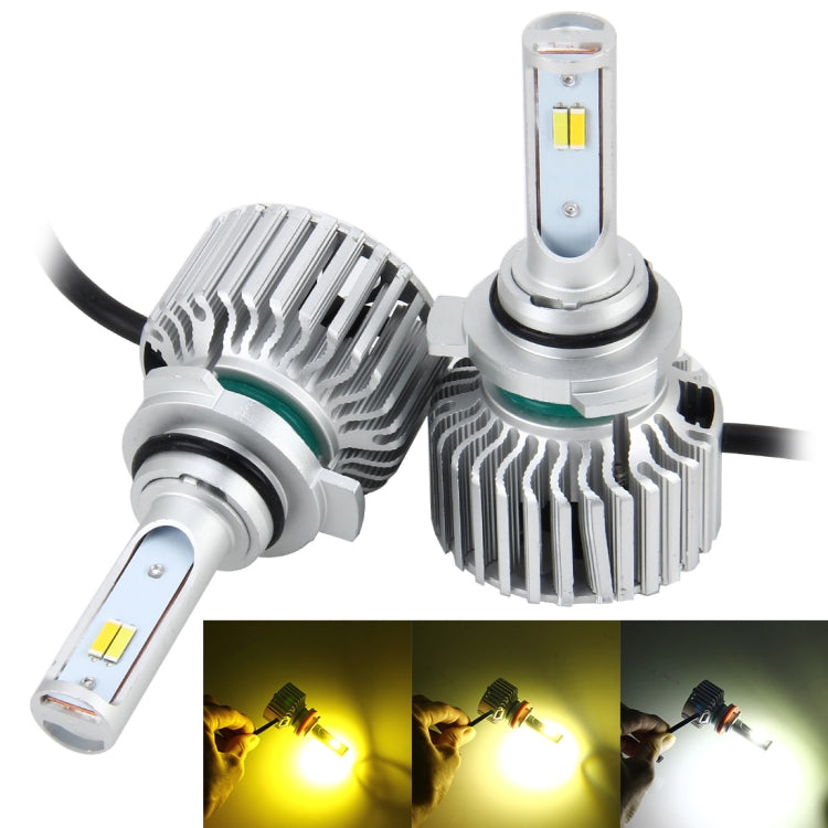 2 PCS 9012 26W 2250LM Car Headlight  LED Auto Light Built-in CANBUS Function (White Light, Yellow Light, Warm White Light), DC 9-16V - LED Headlamps by buy2fix | Online Shopping UK | buy2fix