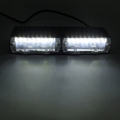 DC 12V 4.2W 16LEDs Crystal Lamp Beads Car Windshield Warning Lamp 18 Flash Patterns(Adjustable) - Warning Lights by buy2fix | Online Shopping UK | buy2fix