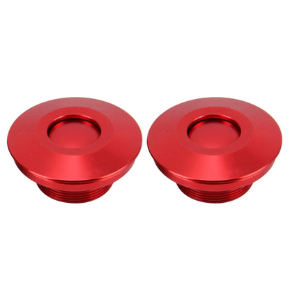 2 PCS Racing Car Cover Lock Aluminum Alloy Car Modification Oil Cap Modified Engine Cover Lock Racing Front Cover Lock(Red) - In Car by buy2fix | Online Shopping UK | buy2fix