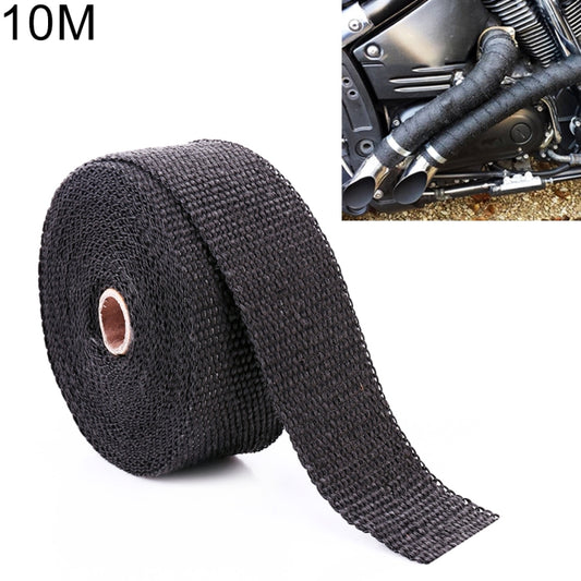 10m Cotton Material Exhaust Wrap Auto Motorcycle Exhaust Heat Shield Wrap Heat Resistant Wrap, Random Color Delivery - In Car by buy2fix | Online Shopping UK | buy2fix