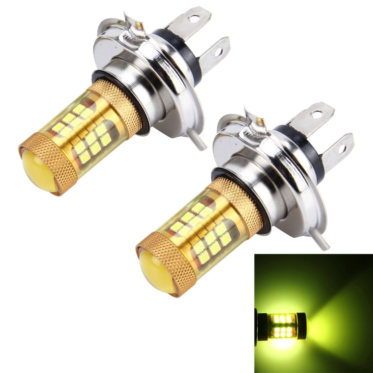 2 PCS H4 10W 1000 LM Car Fog Lights with 28 SMD-3030 LED Lamps, DC 12V(Gold Light) - Fog / Driving Lights by buy2fix | Online Shopping UK | buy2fix