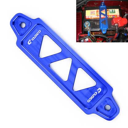 Universal Car Short Stainless Steel Battery Tie Down Clamp Bracket, Size: 17.2 x 4.4 x 1cm(Blue) - In Car by buy2fix | Online Shopping UK | buy2fix