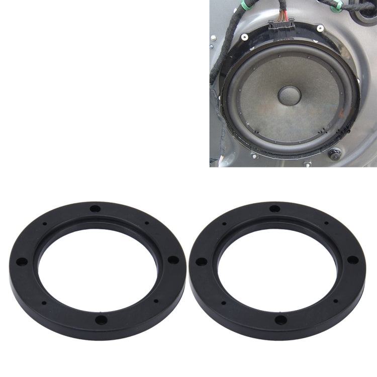 2 PCS 5 inch Car Auto ABS Loudspeaker Base Protection Hollow Cover Holder Mat, Inner Diameter: 12.5cm - In Car by buy2fix | Online Shopping UK | buy2fix