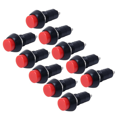 10 PCS Car Auto Universal DIY 2 Pin Round Cap OFF- ON Push Button - In Car by buy2fix | Online Shopping UK | buy2fix