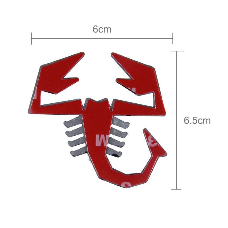 Scorpion Shape Shining Metal Car Free Sticker(Black) - 3D Metal Sticker by buy2fix | Online Shopping UK | buy2fix