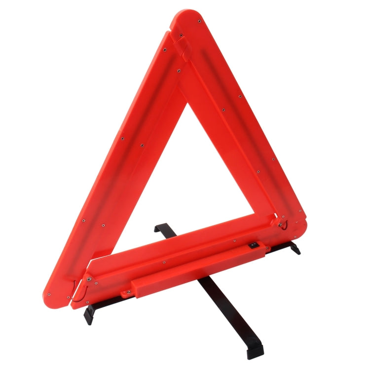 Practical Car Triangle Emergency Warning Sign Foldtable Reflective Safety Roadside Lighting Stop Sign Tripod Warning Tripod - Reflective Material by buy2fix | Online Shopping UK | buy2fix