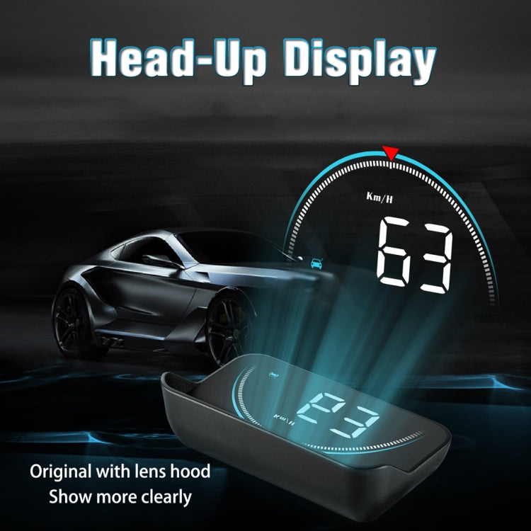 M8 3.5 inch Universal Car OBD2 HUD Vehicle-mounted Head Up Display - Head Up Display System by buy2fix | Online Shopping UK | buy2fix