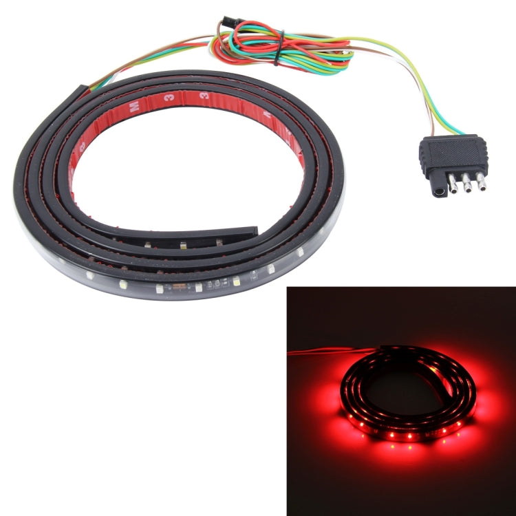 1.5m Pickup Truck 5W White DRL Light + Red Brake Light with 80 SMD-2835-LED Lamps, DC 12-24V - Brake Lights by buy2fix | Online Shopping UK | buy2fix