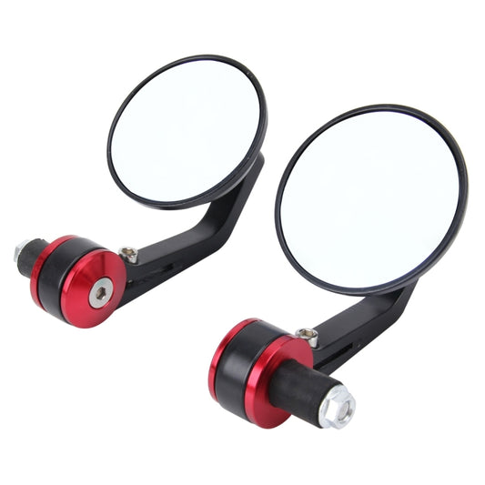 2 PCS Universal Motorcycle Round Shape  Rear View Mirror for Most Motorcycle - Side Mirrors by buy2fix | Online Shopping UK | buy2fix