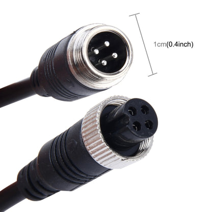 2 PCS Car Auto Monitor Camera DVR Male and Female 4 Pin Video Power Extension Cable Cord, Length: 22cm - In Car by buy2fix | Online Shopping UK | buy2fix