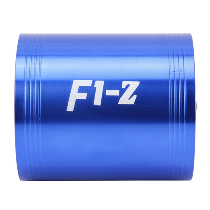 F1-Z Car Stainless Universal Supercharger Dual Double Turbine Air Intake Fuel Saver Turbo Turboing Charger Fan Set kit(Blue) - In Car by buy2fix | Online Shopping UK | buy2fix