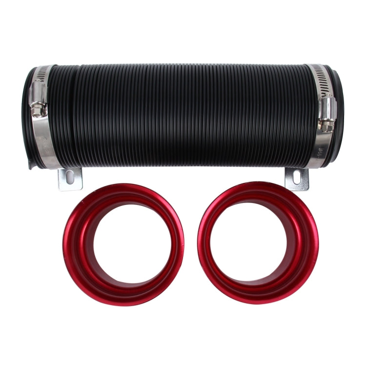 Car Auto Universal Tube Air Filter Adjustable Cold Air Injection Intake System Pipe Without Air Filter - In Car by buy2fix | Online Shopping UK | buy2fix