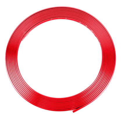 Universal Decorative Scratchproof Stickup 8M Flexible Car Wheel Hub TRIM Mouldings Shining Decoration Strip(Red) - Decorative Strip by buy2fix | Online Shopping UK | buy2fix