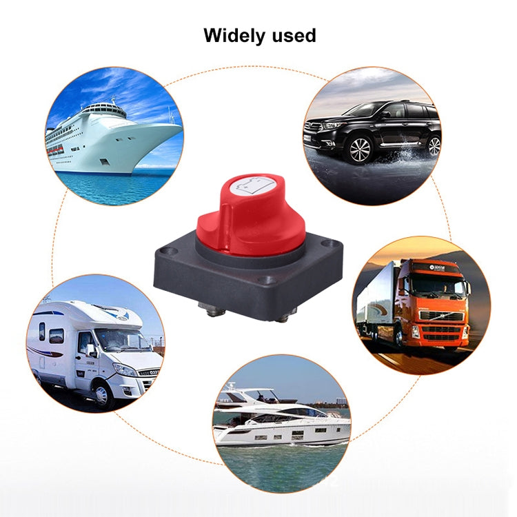 Car Auto RV Marine Boat Battery Selector Isolator Disconnect Rotary Switch Cut - In Car by buy2fix | Online Shopping UK | buy2fix