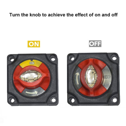 Car Auto RV Marine Boat Battery Selector Isolator Disconnect Rotary Switch Cut - In Car by buy2fix | Online Shopping UK | buy2fix