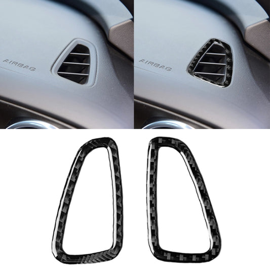 2 PCS Car Carbon Fiber Instrument Air Outlet Decorative Sticker for Chevrolet Camaro 2017-2019 - Car Interior Mouldings by buy2fix | Online Shopping UK | buy2fix