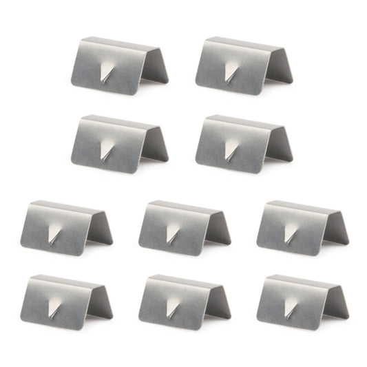 10 PCS Car Windshield Clip Wind / Rain Deflector Channel Metal Buckle for Heko G3 - In Car by buy2fix | Online Shopping UK | buy2fix