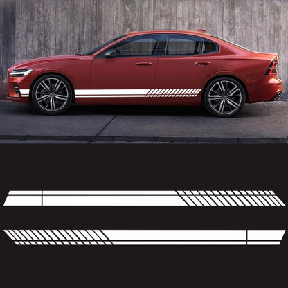 Car Styling Stripe PVC Sticker Auto Decorative Sticker (White) - Decorative Sticker by buy2fix | Online Shopping UK | buy2fix