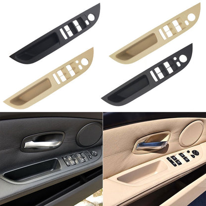 Car Left Front Door Window Lift Switch Trim Panel 51416983705 for BMW E60 2008-2010, Left Driving High Configuration Version (Black) - In Car by buy2fix | Online Shopping UK | buy2fix