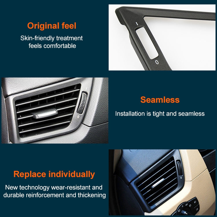 Car Right Side Air Conditioner Vent Panel for BMW X1, Left Driving(Color: Bright) - In Car by buy2fix | Online Shopping UK | buy2fix