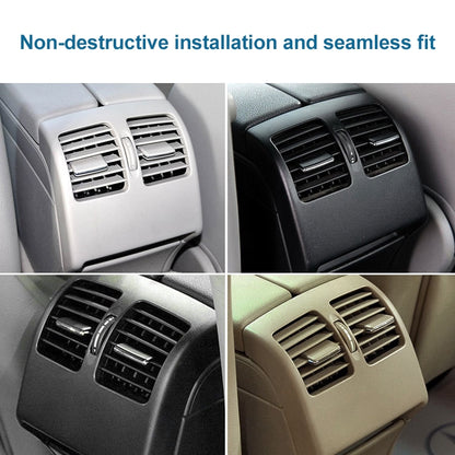 Car Rear Air Conditioner Air Outlet Panel for Mercedes-Benz W204 2007-2014, Left Driving (Black) - In Car by buy2fix | Online Shopping UK | buy2fix