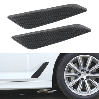 Car ABS Fender Decorative Sticker for BMW 5 Series 525Li 530Li, Carbon Fiber Texture - In Car by buy2fix | Online Shopping UK | buy2fix