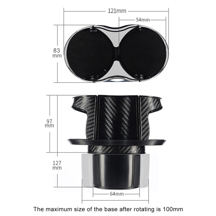 Multi-functional Car Base Adjustable Cup Holder Drink Holder -  by buy2fix | Online Shopping UK | buy2fix