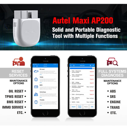 AUTEL AP200 Car OBD2 Fault Detector Diagnostic Scanner Tool - Code Readers & Scan Tools by AUTEL | Online Shopping UK | buy2fix