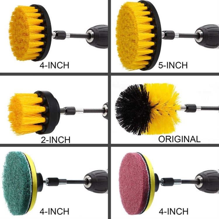 12 in 1 Floor Wall Window Glass Cleaning Descaling Electric Drill Brush Head Set, Random Color Delivery - Home & Garden by buy2fix | Online Shopping UK | buy2fix