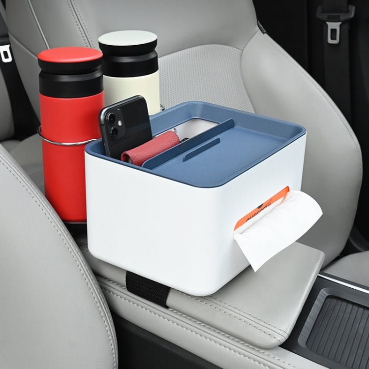 Car Multifunctional Storage Box Water Cup Holder (Grey) - In Car by buy2fix | Online Shopping UK | buy2fix