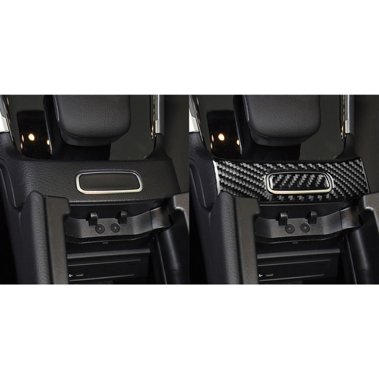 2 PCS / Set Carbon Fiber Car Armrest Box Switch Decorative Sticker for Mercedes-Benz B-Class 2019 / GLB 2020,Left and Right Drive Universal - In Car by buy2fix | Online Shopping UK | buy2fix