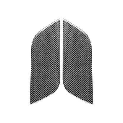 2 PCS / Set Carbon Fiber Car A Front Door Panel Decorative Sticker for Mercedes-Benz B-Class 2019,Left and Right Drive Universal - In Car by buy2fix | Online Shopping UK | buy2fix