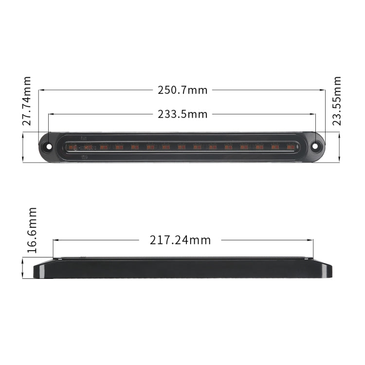 MK-013 Spotlight Dynamic Car Tail Light Signal Lamp Indicator Strobe Flashing Warning Light 12-24V - In Car by buy2fix | Online Shopping UK | buy2fix