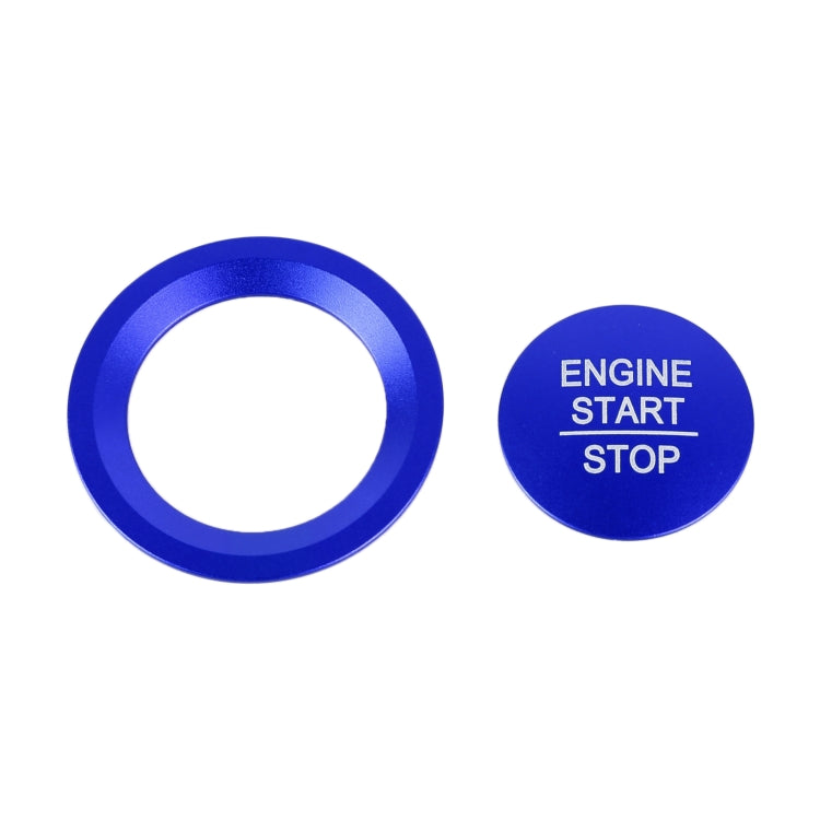 Car Engine Start Key Push Button Ring Trim Sticker for Honda(Blue) - In Car by buy2fix | Online Shopping UK | buy2fix