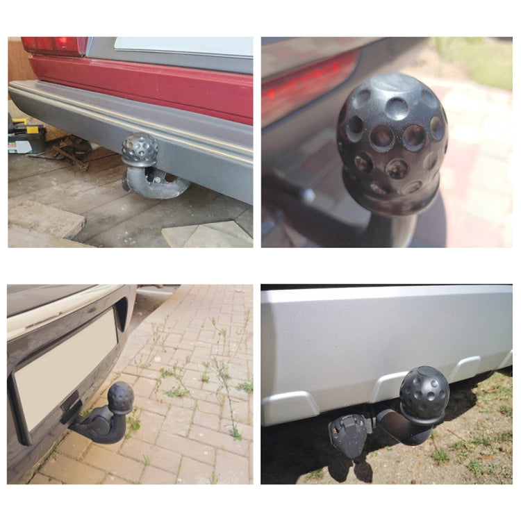 Car Truck Tow Ball Cover Cap Towing Hitch Trailer Towball Protection - In Car by buy2fix | Online Shopping UK | buy2fix