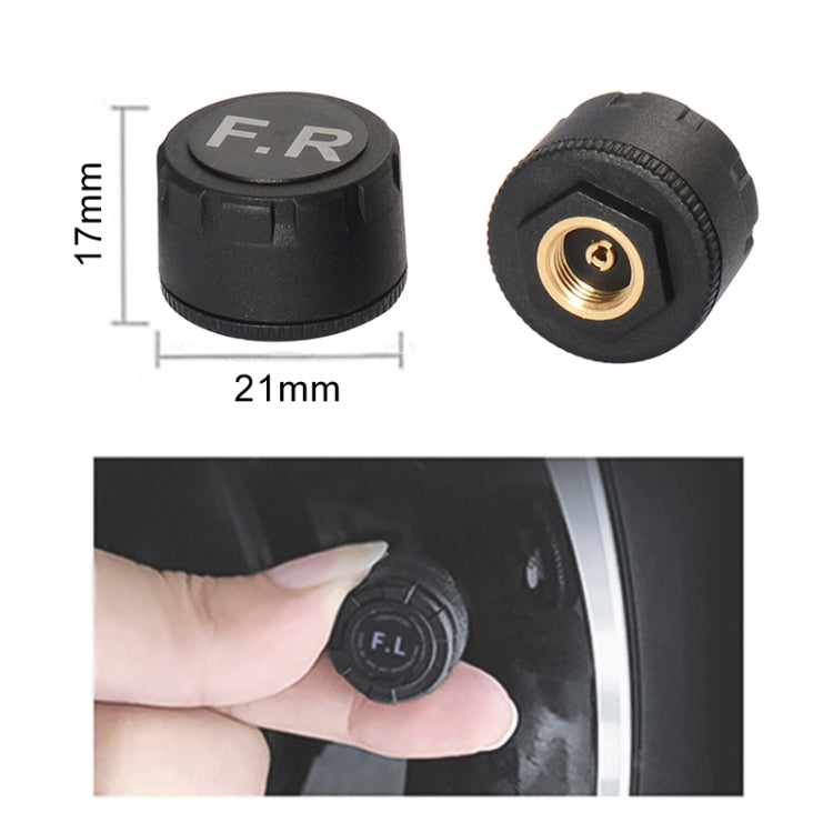 Car High Precision Solar Charging Tire Pressure Monitoring System TPMS, External Beep Sensor - In Car by buy2fix | Online Shopping UK | buy2fix