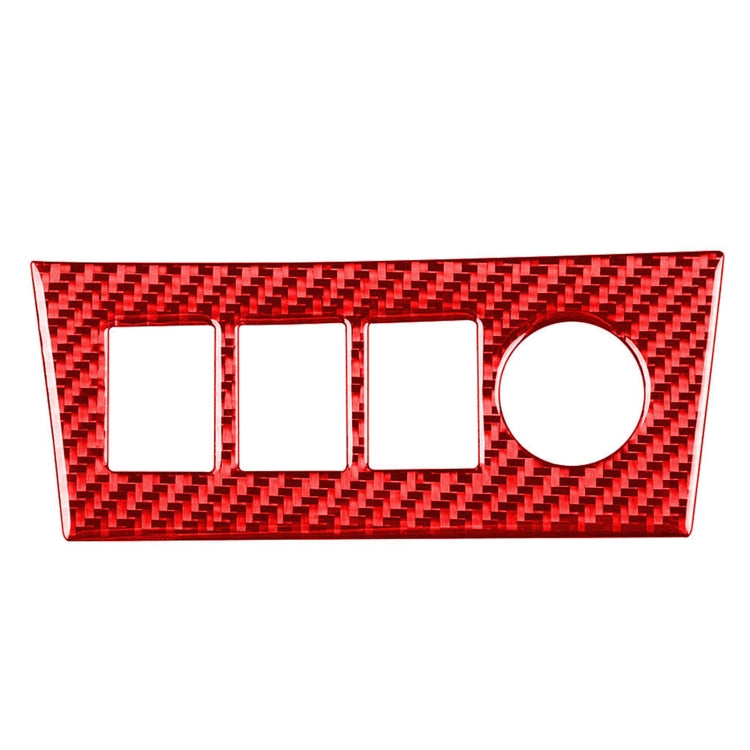 Car Carbon Fiber Cigarette Lighting Panel Decorative Sticker for Toyota RAV4 2006-2013, Left and Right Drive (Red) - In Car by buy2fix | Online Shopping UK | buy2fix