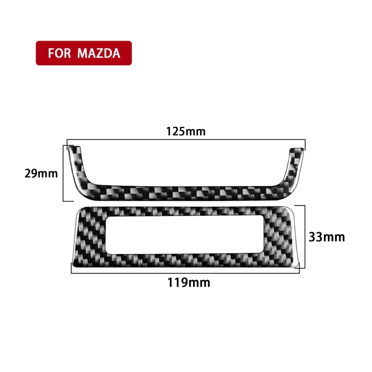 Car Carbon Fiber Headlight Frame Decorative Sticker for Mazda 3 Axela 2020, Left Drive - In Car by buy2fix | Online Shopping UK | buy2fix