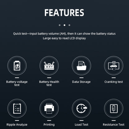 Car 12V Battery Detector Digital Diagnostic Test Tool - In Car by buy2fix | Online Shopping UK | buy2fix