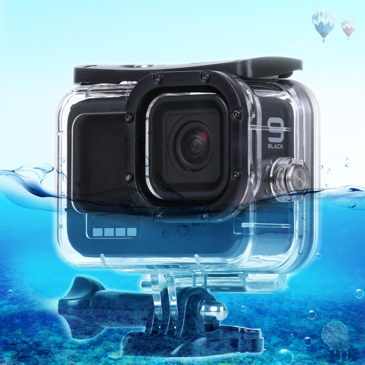 45m Waterproof Housing Protective Case with Buckle Basic Mount & Screw For GoPro HERO10 Black / HERO9 Black - DJI & GoPro Accessories by buy2fix | Online Shopping UK | buy2fix