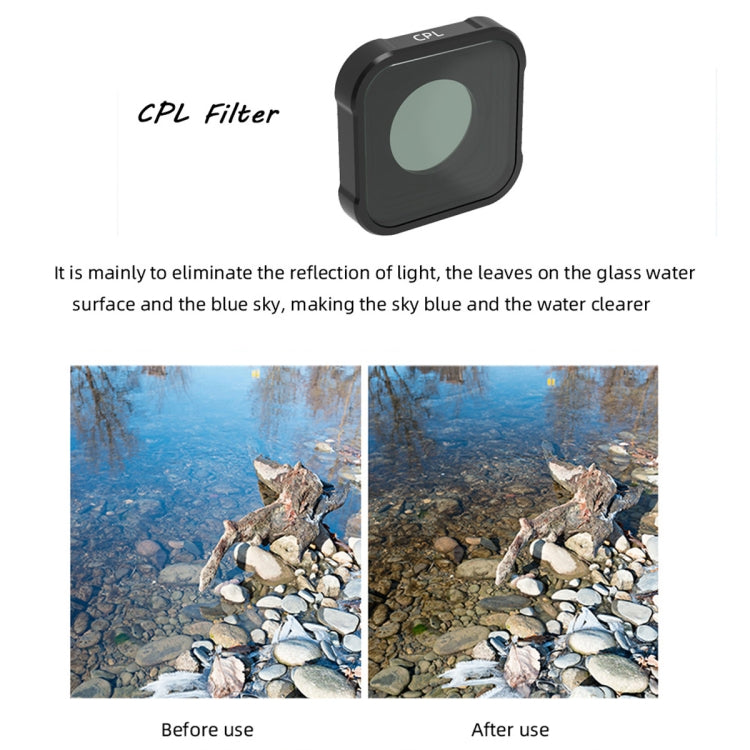 JSR KB Series CPL+ND8+ND16 Lens Filter for GoPro HERO13 Black /12 Black /11 Black /10 Black /9 Black - Lens Filter by JSR | Online Shopping UK | buy2fix