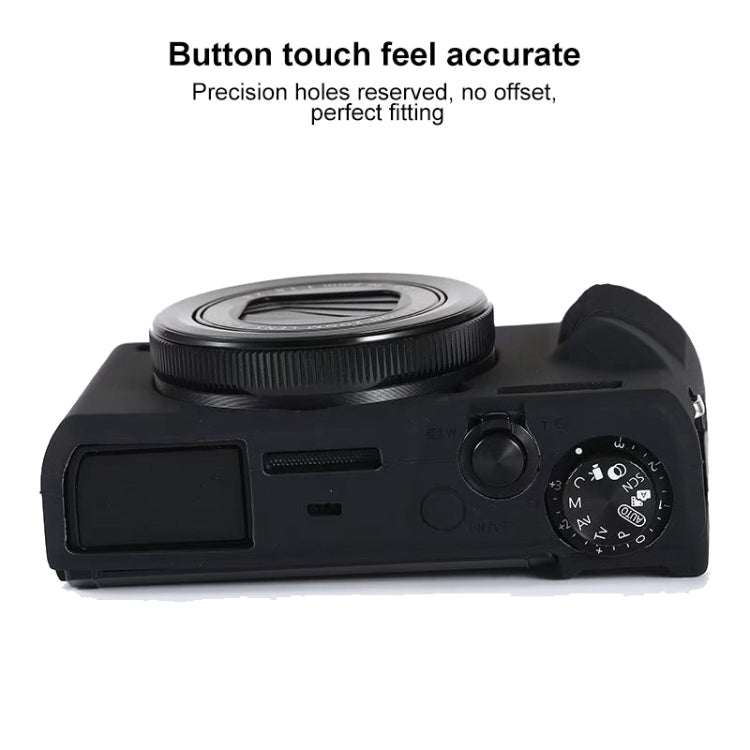 Soft Silicone Protective Case for Canon PowerShot G7 X Mark III / G7X III / G7X3(White) - Camera Accessories by buy2fix | Online Shopping UK | buy2fix