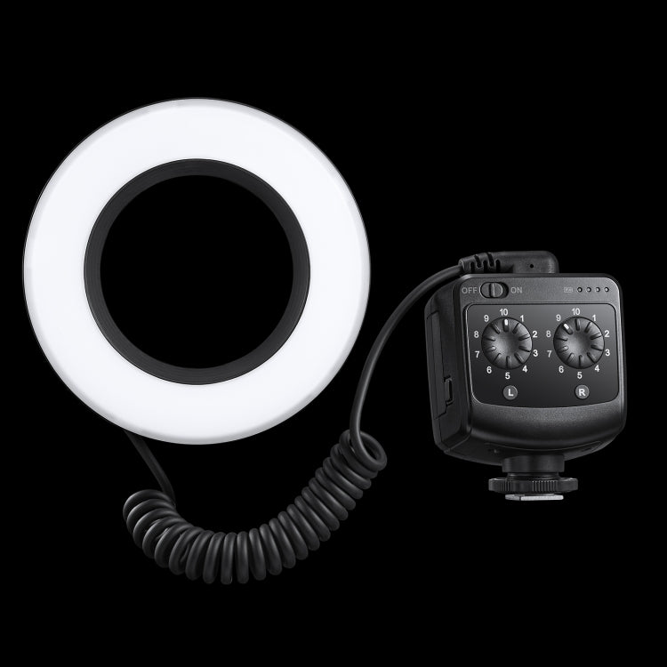 Godox Ring72 Macro Ring 48 LED Flash Light with 8 Different Size Adapter Rings(Black) - Ring Light Flashes by Godox | Online Shopping UK | buy2fix