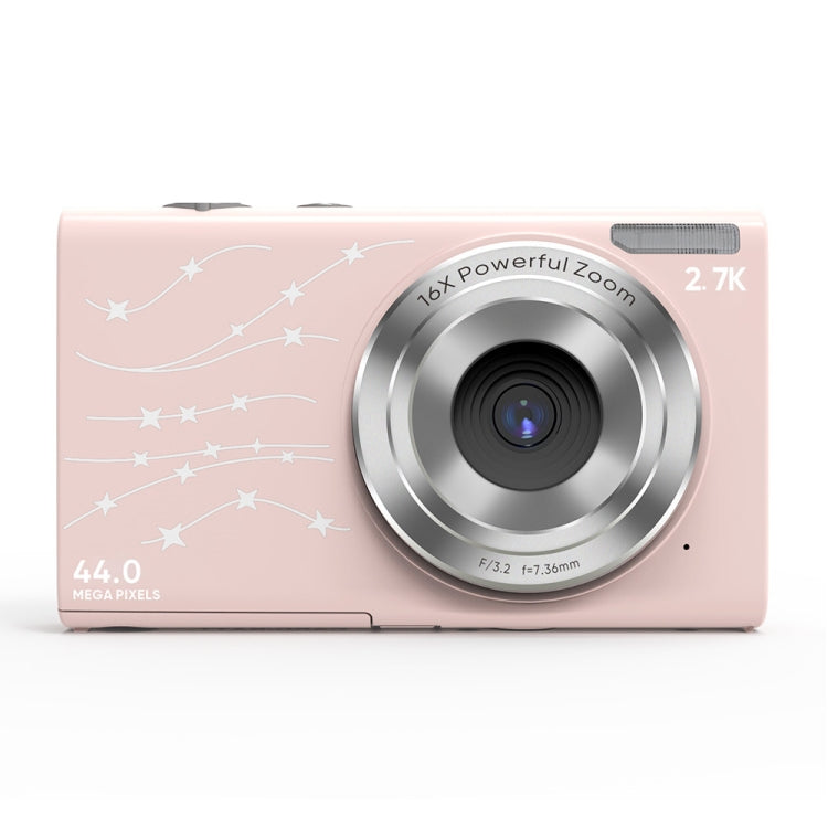 DC402 2.4 inch 44MP 16X Zoom 1080P Full HD Digital Camera Children Card Camera, AU Plug(Pink) - Consumer Electronics by buy2fix | Online Shopping UK | buy2fix